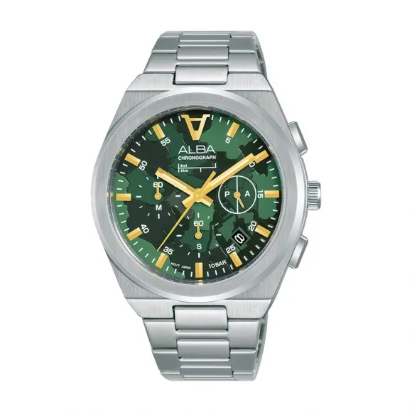 雅柏/Alba 41MM 不锈钢表壳 男表 AT3H51X1