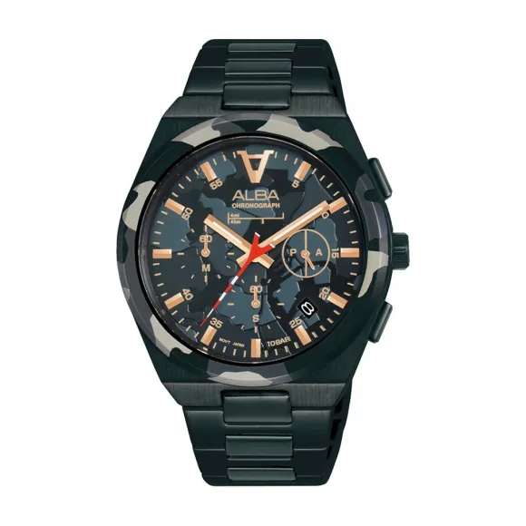 雅柏/Alba 41MM 不锈钢表壳 男表 AT3H79X1