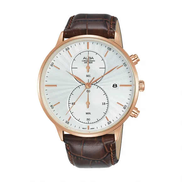 雅柏/Alba 43MM 不锈钢表壳 男表 AW4008X1