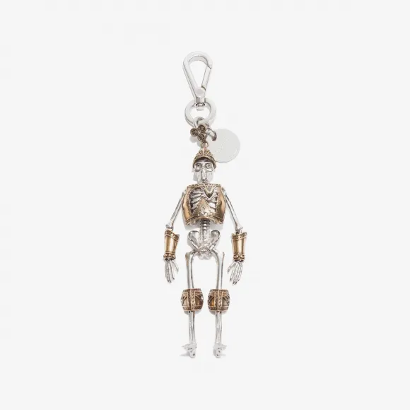 亚历山大麦昆/Alexander McQueen 黄铜 Skeleton Armour 钥匙扣 女士 22001053cf 440989J160Z1317