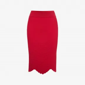 亚历山大麦昆/Alexander McQueen 针织铅笔半裙 女士 35316798gn 344898Q1RJQ6503