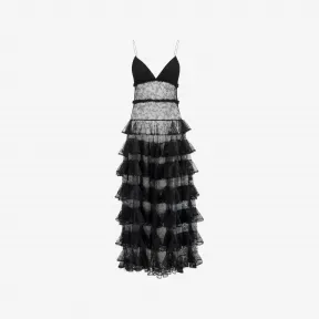 亚历山大麦昆/Alexander McQueen 层叠蕾丝长款上衣 女士 38529574rf 425827QGE121000