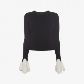 亚历山大麦昆/Alexander McQueen Sculptural Moving Rib 套衫 女士 39646343qu 439146Q1AJI1061