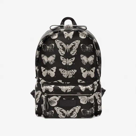 亚历山大麦昆/Alexander McQueen Skull & Moth 双肩包 男士 45313170qh 406122K3K1C1065