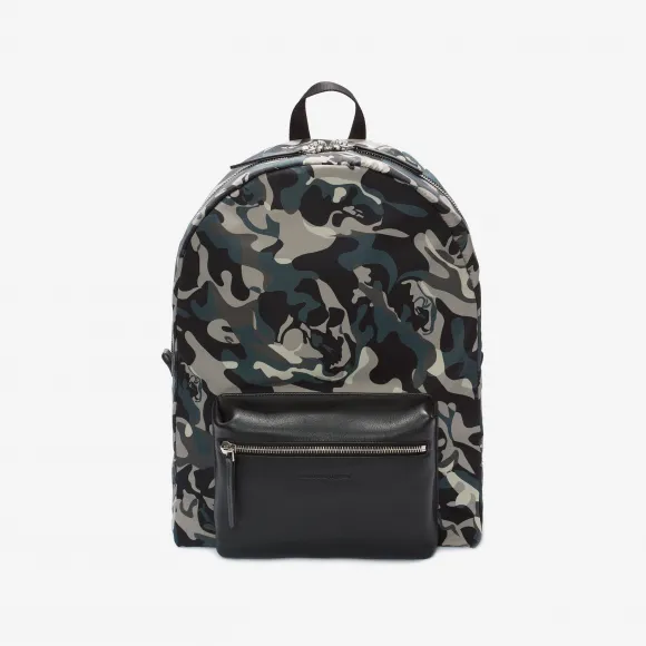 亚历山大麦昆/Alexander McQueen 迷彩印纹双肩包 男士 45344622nk 4558959CG1N1064