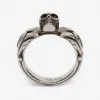 亚历山大麦昆/Alexander McQueen Textured Skull 戒指 男士 50185011hj 456803J160Y0446