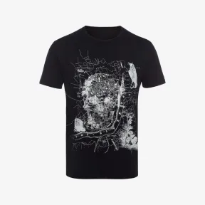 亚历山大麦昆/Alexander McQueen 伦敦地图有机平纹针织布 T 恤 男士 12010435kw 463984QJZ590901