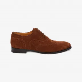 亚历山大麦昆/Alexander McQueen 绒面革牛津布洛克鞋 男士 11221625ho 476203WHGIU9768
