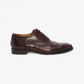 亚历山大麦昆/Alexander McQueen 皮革牛津布洛克鞋 男士 11221626do 476203WHP632040