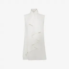 亚历山大麦昆/Alexander McQueen 荷叶边结饰上衣 女士 12023042uv 482029QJB079016