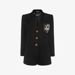 亚历山大麦昆/Alexander McQueen 刺绣拼饰夹克 女士 49198327ei 434576QHK041000