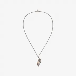 亚历山大麦昆/Alexander McQueen King and Queen Skull 坠饰项链 女士 50180504wk 440553J160Z8496
