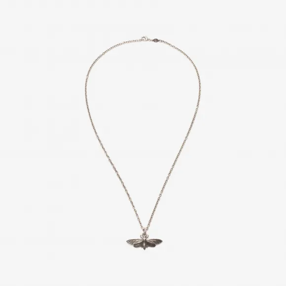 亚历山大麦昆/Alexander McQueen 飞蛾坠饰项链 男士 50182188al 438121J160Y0911