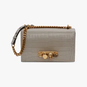 亚历山大麦昆/Alexander McQueen 灰色 女士 斜挎包 5541281HB001013 810275923