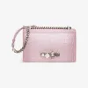 亚历山大麦昆/Alexander McQueen 女士复古粉色宝石挎包 554128DYT505618 812851757