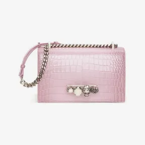 亚历山大麦昆/Alexander McQueen 女士复古粉色宝石挎包 554128DYT505618 812851757