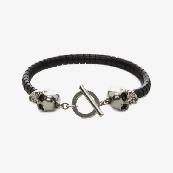 亚历山大麦昆/Alexander McQueen 黑色 男士 手链 554600J127I1000 808512997