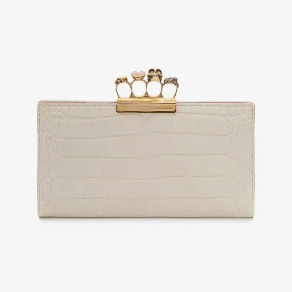 亚历山大麦昆/Alexander McQueen 象牙 女士 钱包 5705821HB0T9006 809444254