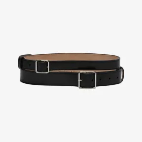 亚历山大麦昆/Alexander McQueen 黑色 女士 腰带 5859771BR0I1000 