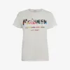 亚历山大麦昆/Alexander McQueen 白色 女士 T恤 608614QZAD30942 