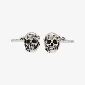 亚历山大麦昆/Alexander McQueen 古董银 男士 袖扣 628085J160Y0446 809370857