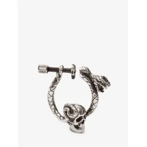 亚历山大麦昆/Alexander McQueen 古董银 男士 耳饰 628115J160Y0446 809379505