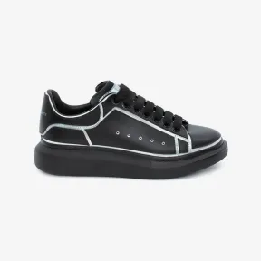 亚历山大麦昆/Alexander McQueen 黑色/银色 男士 运动鞋 645868WIBNV1587 