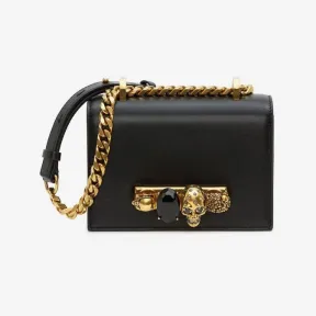 亚历山大麦昆/Alexander McQueen 黑色 女士 斜挎包 653134CMO0T1000 809677978