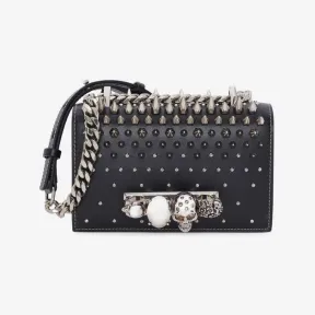 亚历山大麦昆/Alexander McQueen 黑色 女士 斜挎包 653134DYT621000 811065291