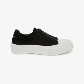 亚历山大麦昆/Alexander McQueen Deck系带帆布鞋 女士 654593W4MV71070