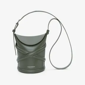 亚历山大麦昆/Alexander McQueen 女款 The Curve 军绿色 6564671YB423330 812851604
