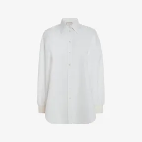 亚历山大麦昆/Alexander McQueen 光学白 女士 衬衫 661587QAAAY9000 