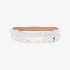 亚历山大麦昆/Alexander McQueen 光学白 女士 腰带 6670141BRCA9007 