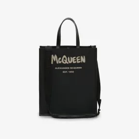 亚历山大麦昆/Alexander McQueen 黑色/灰白色 男士 手提袋 6685911AAEY1073 810237004