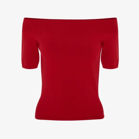 亚历山大麦昆/Alexander McQueen 威尔士红 女士 上衣 669510Q1AV46040 