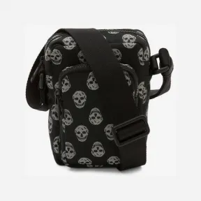 亚历山大麦昆/Alexander McQueen 黑色/灰白色 男士 邮差包 6831121AAFH1095 810284213