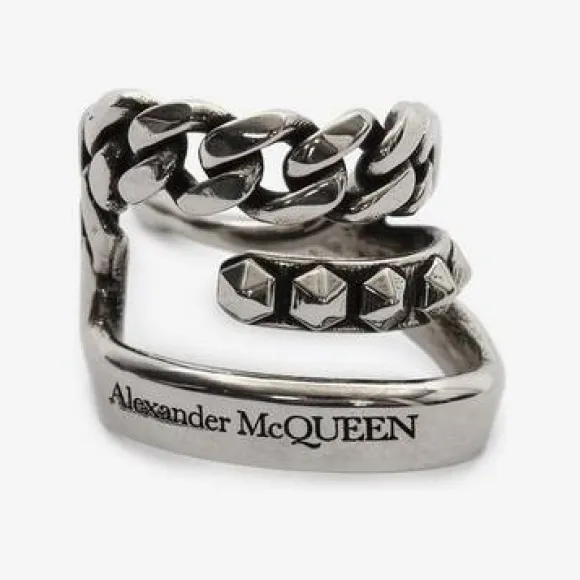 亚历山大麦昆/Alexander McQueen 古董银 男士 耳饰 684725J160Y0446 810226045
