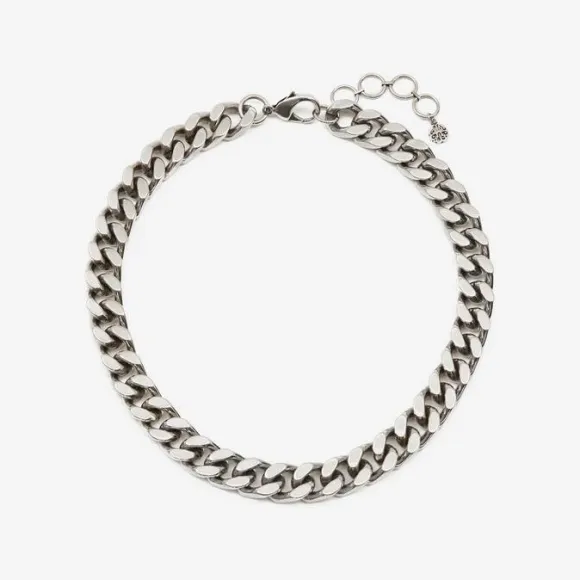 亚历山大麦昆/Alexander McQueen 古董银 男士 项链 689440J160Y0446 810284518