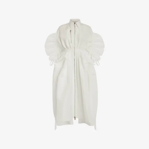 亚历山大麦昆/Alexander McQueen 光学白 女士 连衣裙 697552QEACM9000 