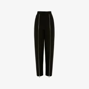 亚历山大麦昆/Alexander McQueen 羊毛拉链长裤 女士 700110QJACX1000