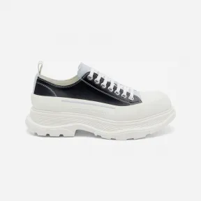 亚历山大麦昆/Alexander McQueen 男士Tread Slick系带鞋海军蓝/泉水蓝 705662WHZ6L4637