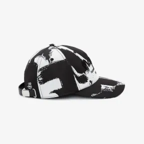 亚历山大麦昆/Alexander McQueen 黑色/象牙色 男士 棒球帽 7056854404Q1078 