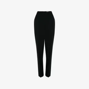 亚历山大麦昆/Alexander McQueen 巴拉提亚羊毛烟管裤 女士 706827QJAAC1000