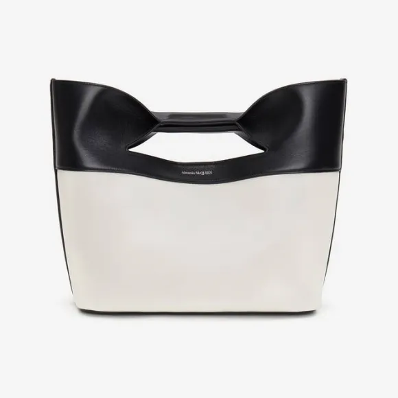 亚历山大麦昆/Alexander McQueen 女士 The Bow Small 黑色/白色 7095661BLEG1090 812850452