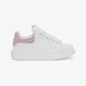 亚历山大麦昆/Alexander McQueen 女式白色/复古粉红色大廓形运动鞋 718233WICG68887 