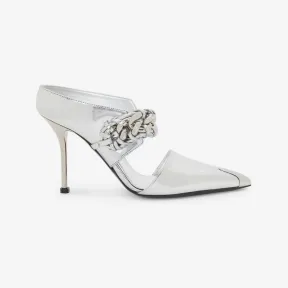 亚历山大麦昆/Alexander McQueen 银 女士 穆勒鞋 719501W4UQ38100 