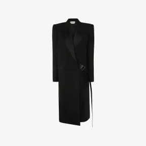 亚历山大麦昆/Alexander McQueen 黑色 女士 大衣 721329QJAC71000 