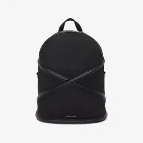 亚历山大麦昆/Alexander McQueen 男士Harness背包黑色 7262881AALC1000