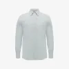 亚历山大麦昆/Alexander McQueen 男士云蓝色隐藏式开襟衬衫 726973QUN664855 