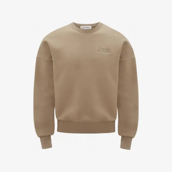 亚历山大麦昆/Alexander McQueen 男士米色 McQueen 标志性卫衣 727304QUX639502 